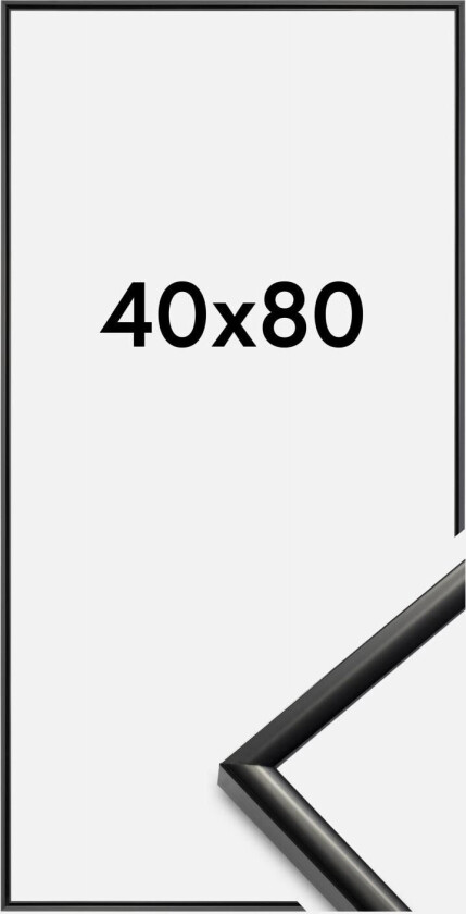 Ramme New Lifestyle Akrylglass Svart 40x80 Cm