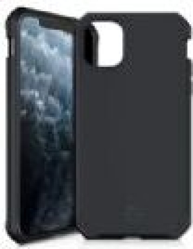 ITSKINS SPECTRUM SILK cover til iPhone 11 Pro Max / XS Max®. Sort