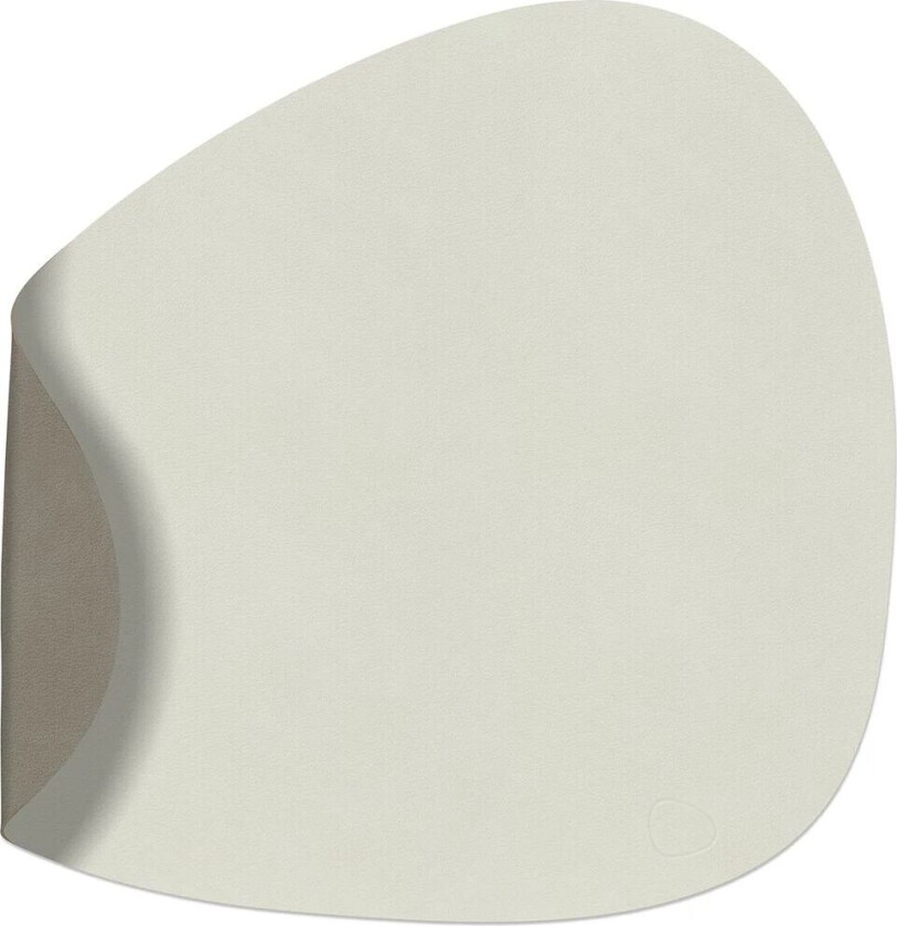 Nupo bordbrikke vendbar curve L 1 stk. Linen-Flint Grey