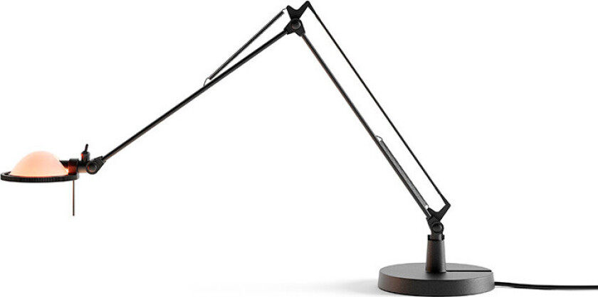 - Berenice Bordlampe 30x30 Pink Glass/Svart