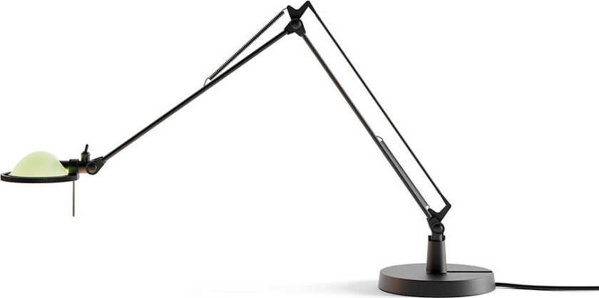 - Berenice Bordlampe 45x45 Sage Green Glass/Svart