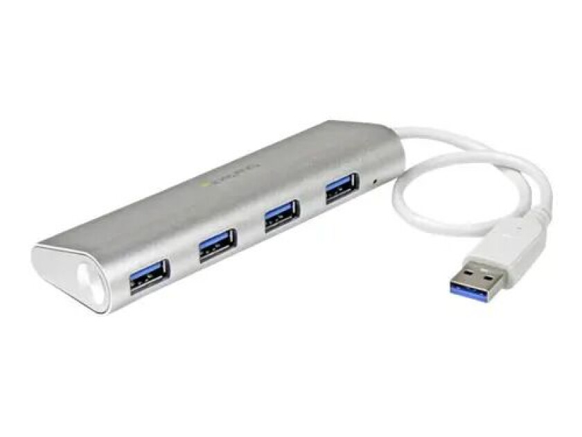 Startech 4 Port Portable Usb 3.0 Hub W/ Built-in Cable Usb Hub