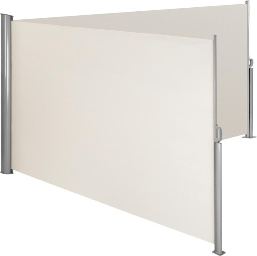 Dobbel sidemarkise aluminium - 180 x 600 cm,beige