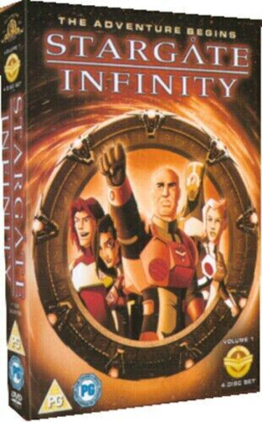 Bilde av Stargate Infinity: Volume 1 DVD (2007) Jim Byrnes Cert PG 4 Discs Region 2