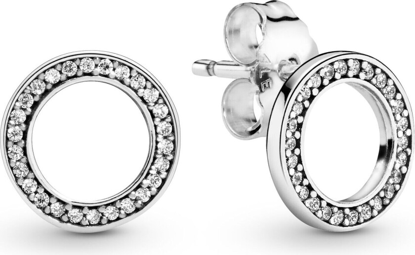 , Øredobber i 925 sølv med zirkoner