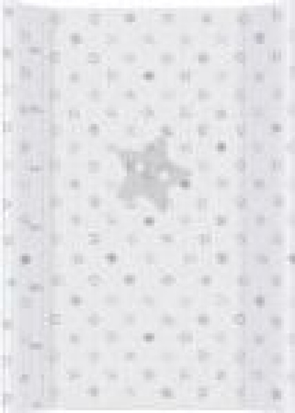 Hardt stellebord, grå stjerner, 50x70 cm