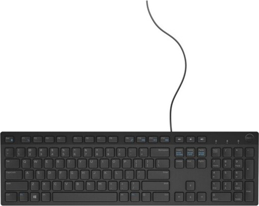 KB216 - Danish Layout - Tastatur - Dansk - Svart