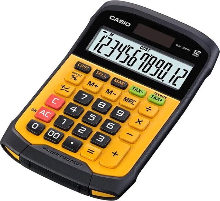 WATER-RESISTANT CALCULATOR WM-320MT