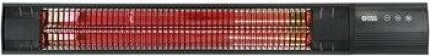 elektrisk veggmontert infrarød terrassevarmer TB2580W-01, 2500 W, Antall effektnivåer 3, Passer rom opptil 25 m², Svart, IP55
