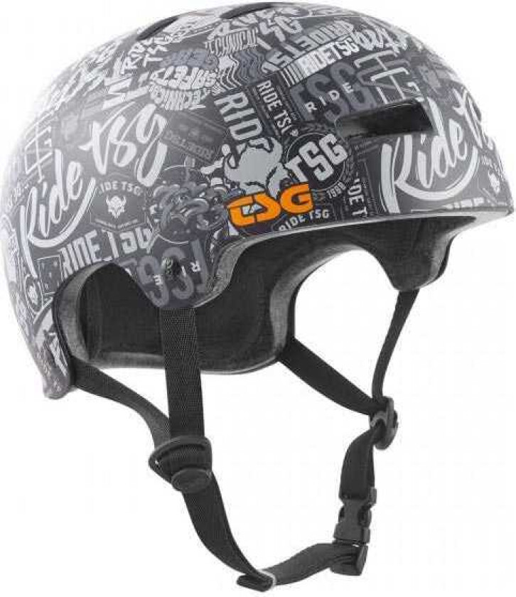 Evolution Skate/BMX Hjelm Grafisk Design Stickerbomb