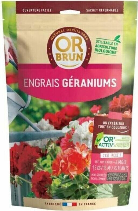 Gjødsel ELLER BRUN Geranium 1,5 Kg