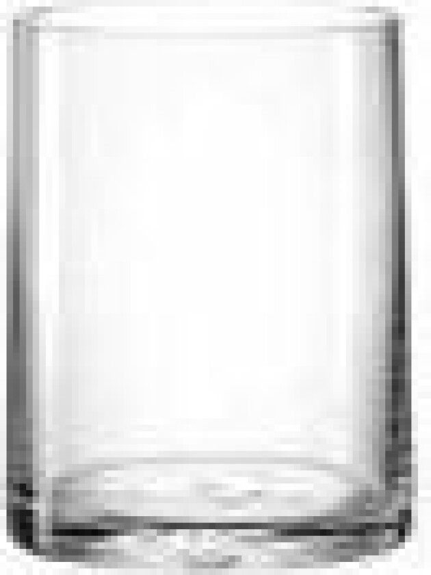 018620, Rund vase, Gjennomsiktig, Blank, Bord, Innendørs, 190 mm