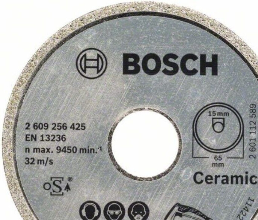 Bilde av Diamantkappeskive standard for Ceramic D = 65 mm, borediameter = 15 mm