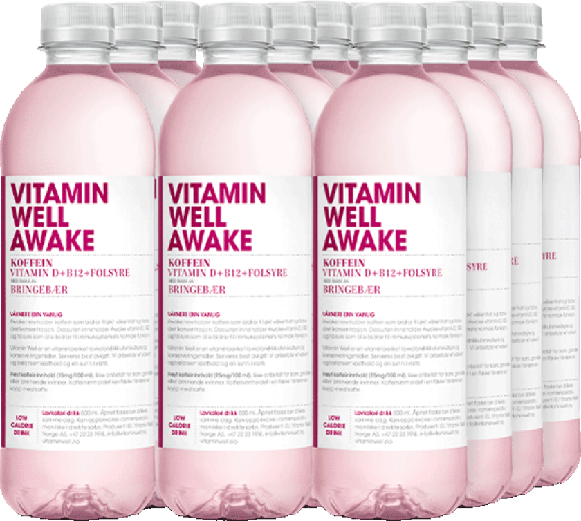 Vitamin Well Awake 0,5l flaske