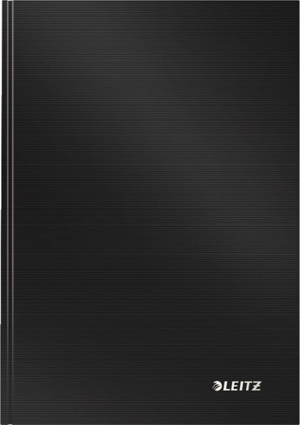 Notatbok Solid A5 Hard Linjert Sort