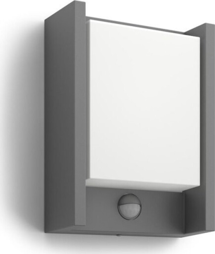 myGarden Arbour IR - Vegglampe - LED - 6 W (ekvivalent 47 W) - varmt hvitt lys - antrasitt