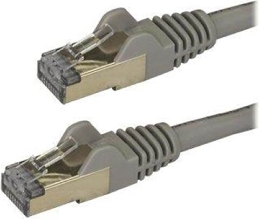 1m Gray Cat6a / Cat 6a Shielded Ethernet Patch Cable 1 m - patch cable - 1 m - grey
