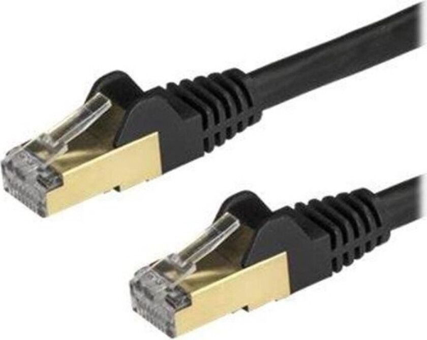 3m Black Cat6a / Cat 6a Shielded Ethernet Patch Cable 3 m - patch cable - 3 m - black