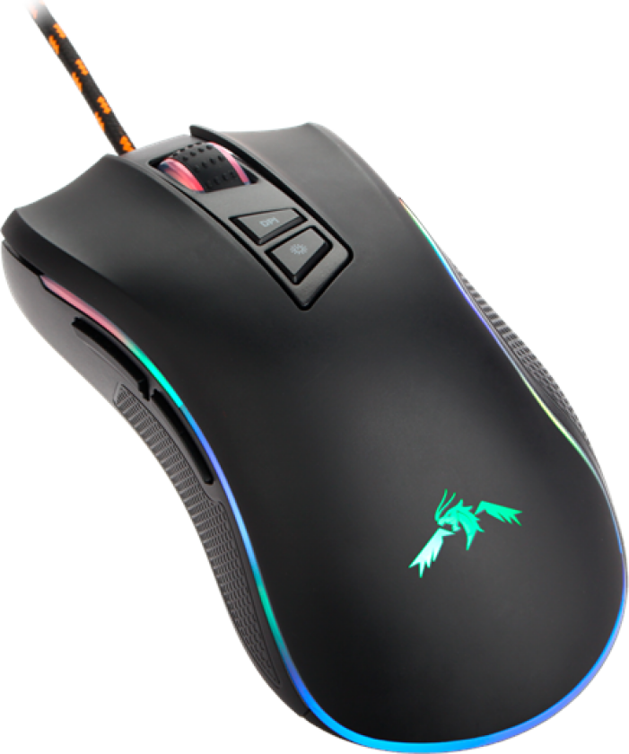 KirÄ RGB - Gaming mus - Optisk - 7 - Svart