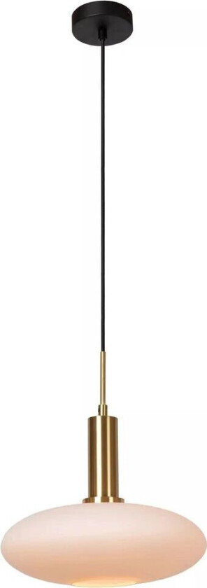 Singala takpendel 30 cm - Svart/Opal/Messingfarget