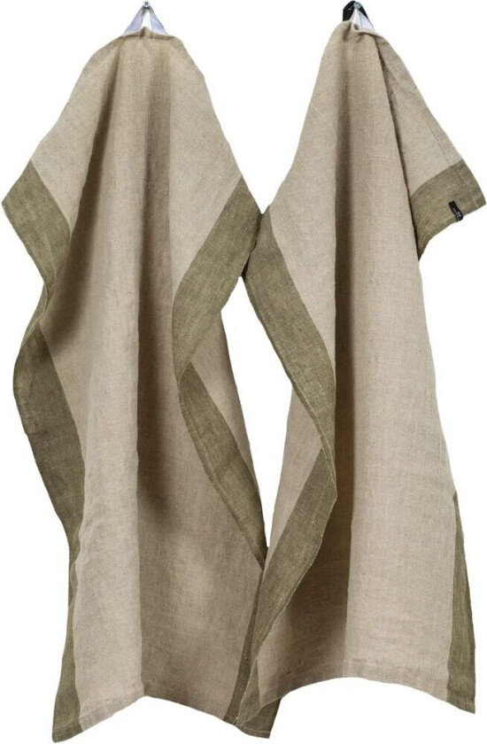 Randolf kjøkkenhåndkle 50 x 70 cm 2-pakn. Pine-natural