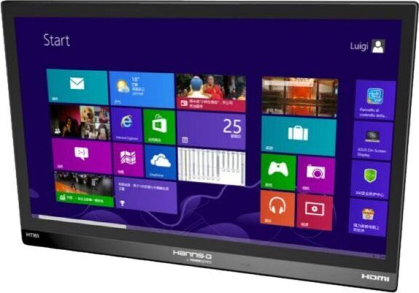 15" HANNS.G HT161HNB Touch - 12 ms - Skjerm
