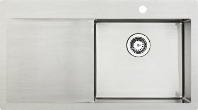 Kubus 900R soft kjøkkenvask, 90x50 cm, rustfritt stål