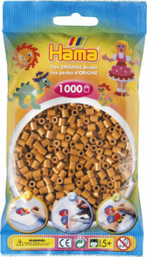 Ironing beads-light brown (021) 1000pcs.