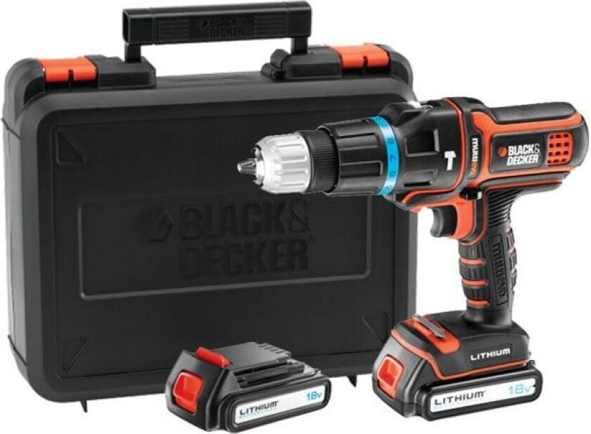 MT218KB, Boremaskin med pistolgrep, 800 RPM, Batteri, Lithium-Ion (Li-Ion), 18 V, 300 min