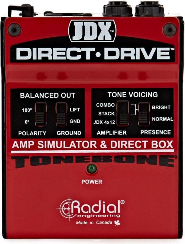 JDX Direct Drive Amp Emulator And DI Box