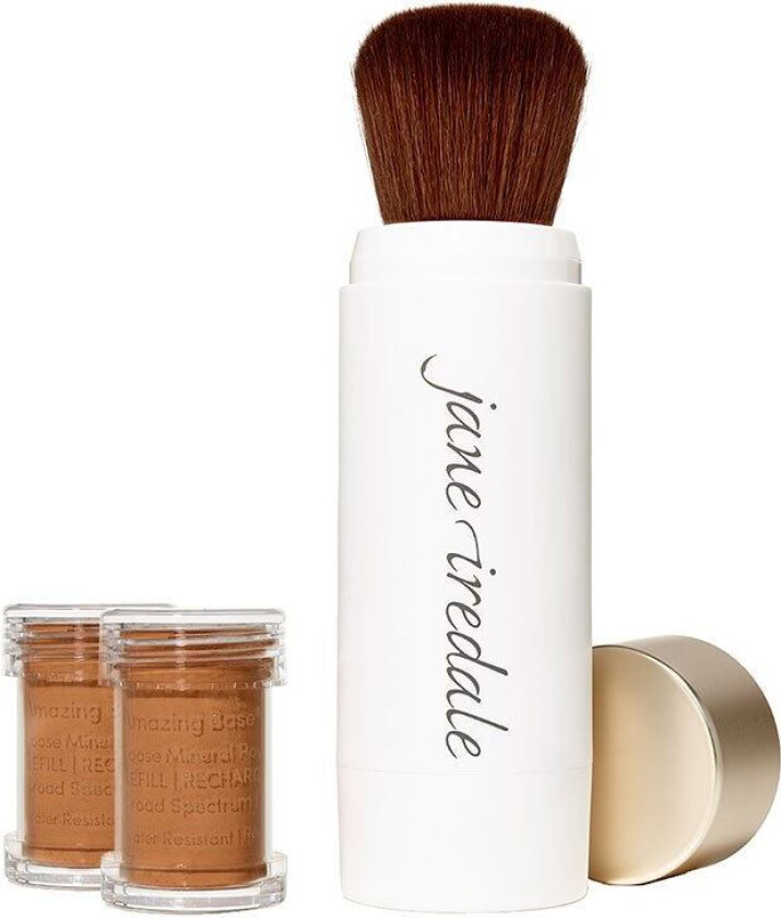 Amazing Base Refillable Brush Warm Brown 2x Refills