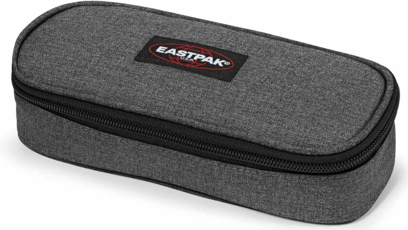 Oval Pennal Single Svart Denim