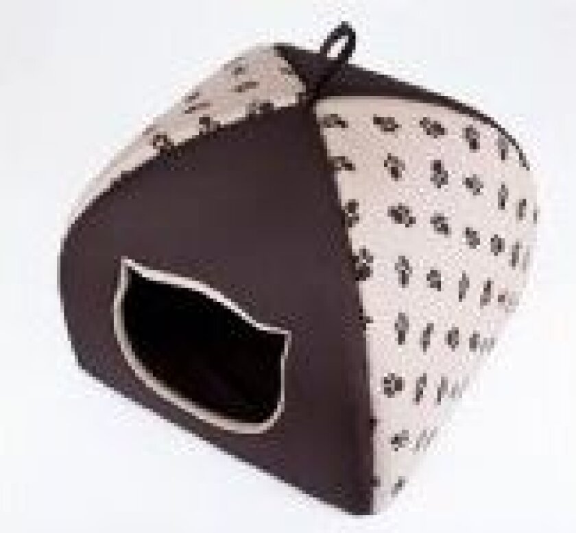 HOBBYDOG Igloo booth - Beige with paws R1