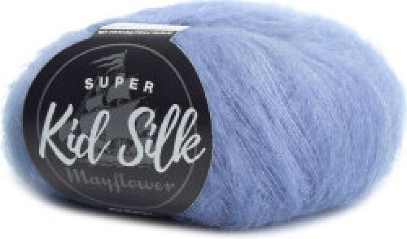 Super Kid Silk Garn Unicolor 91 Kveldshimmel