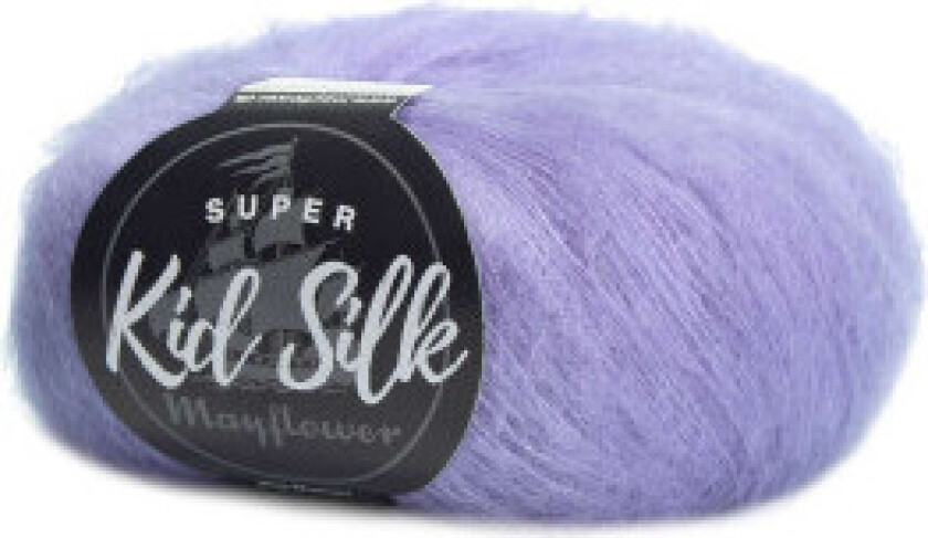 Super Kid Silk Garn Unicolor 92 Søt lavendel