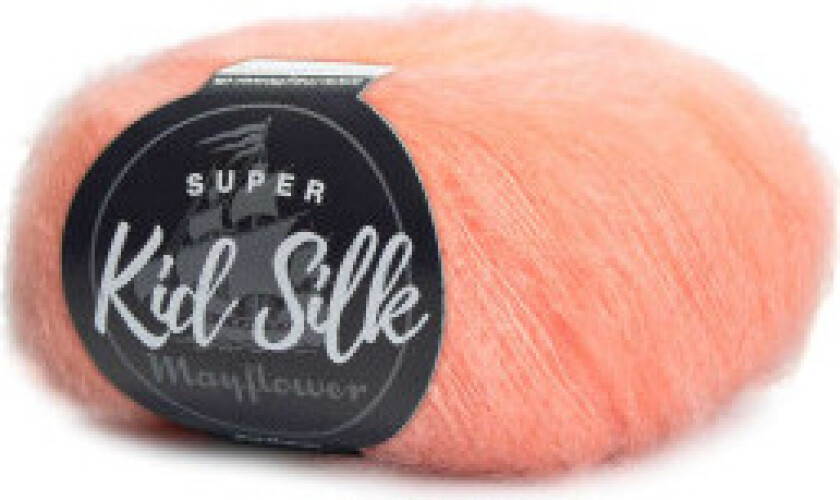 Super Kid Silk Garn Unicolor 105 Ferskennektar