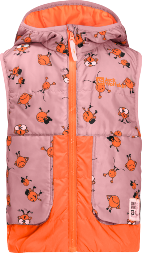 Kids' Smileyworld All Over Print Vest Icon Water Lily 128, Icon Water Lily