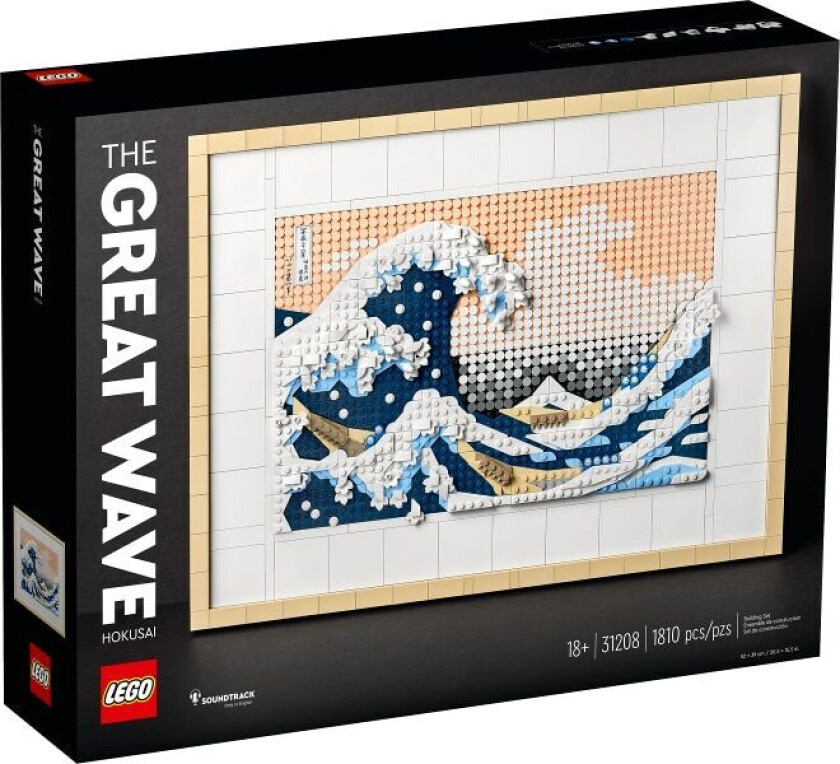 Lego Art Hokusai – Den Store Bølgen Ved Kanagawa 31208