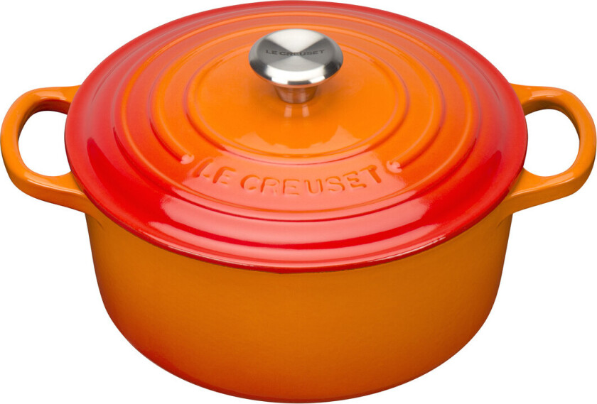 Signature Casserole round 22 cm orange