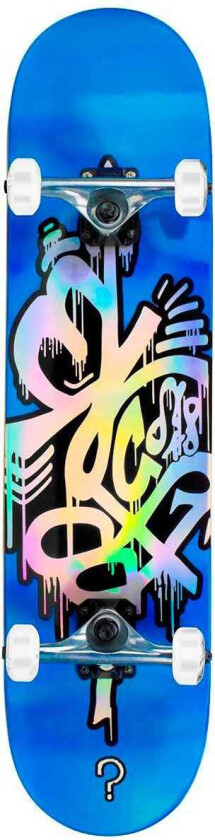 Hologram Blå Skateboard