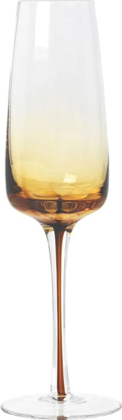 Amber champagneglass 20 cl