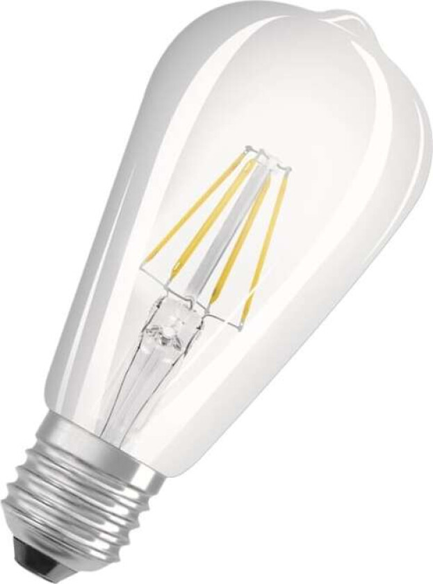 LED-lyspære Edison 6.5W/827 (60W) filament clear E27