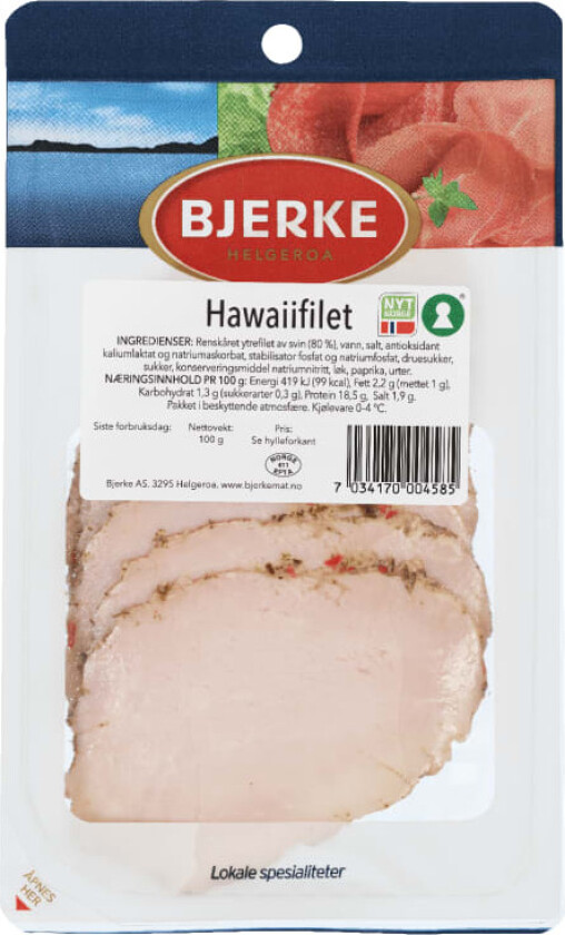 Hawaiifilet 100g