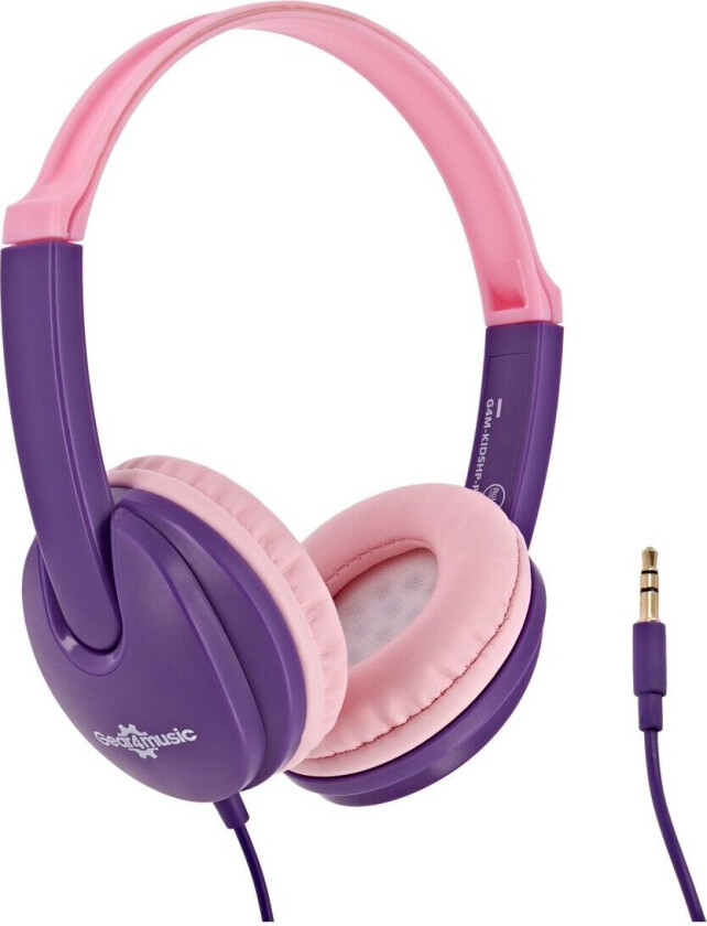 Gear4Music Hodetelefoner for Barn Rosa fra Gear4Music