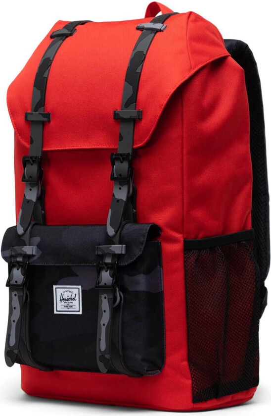 Little America Ryggsekk Youth-Fiery Rød-Night Camo 18L