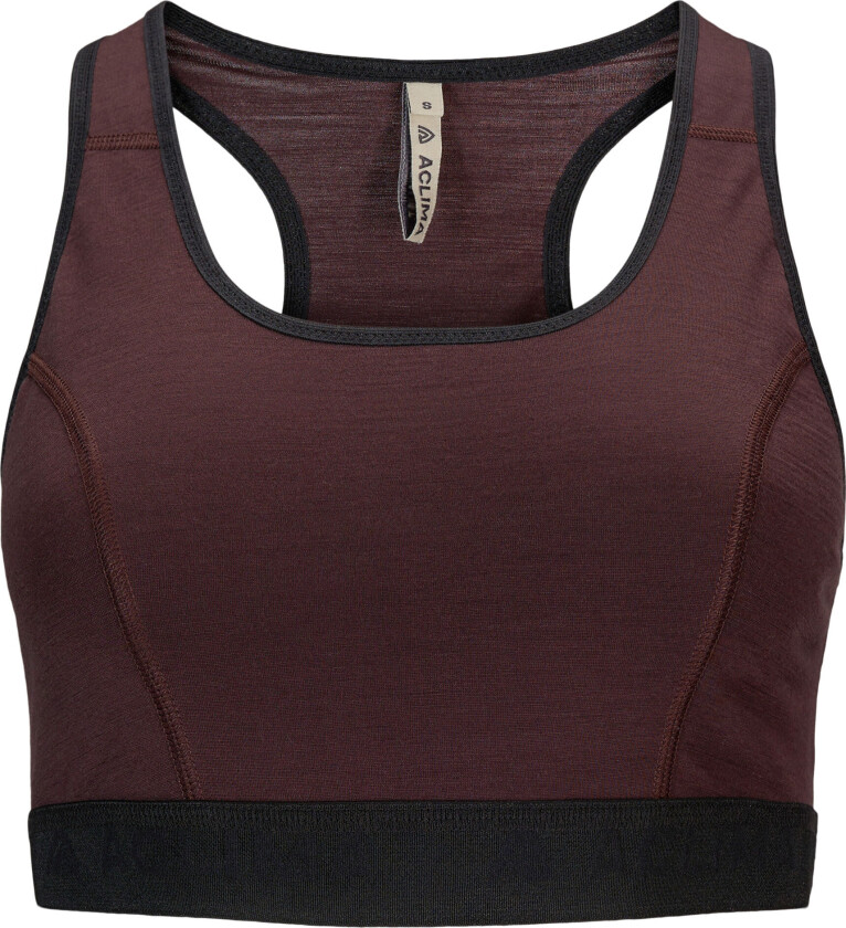 Women's LightWool 180 Sports Top Chocolate Plum L, Chocolate Plum