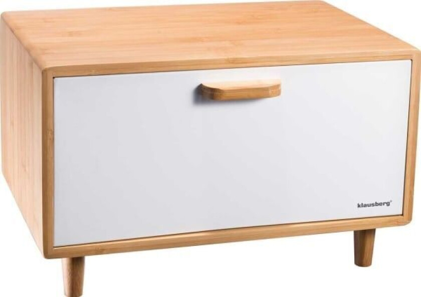 Klausberg brødboks i bambus og stål (KB-7400)