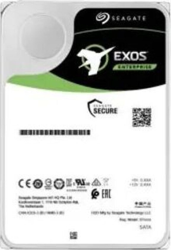 Exos X18 St12000nm004j 12tb 3.5" 7,200rpm Sas-3