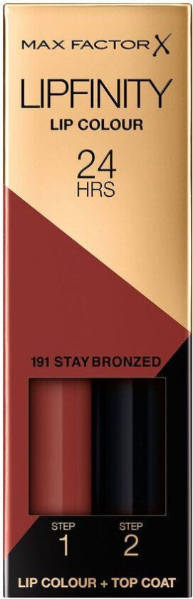 Lipfinity Lip Colour #191 Stay Bronzd 2,3ml +1,9g