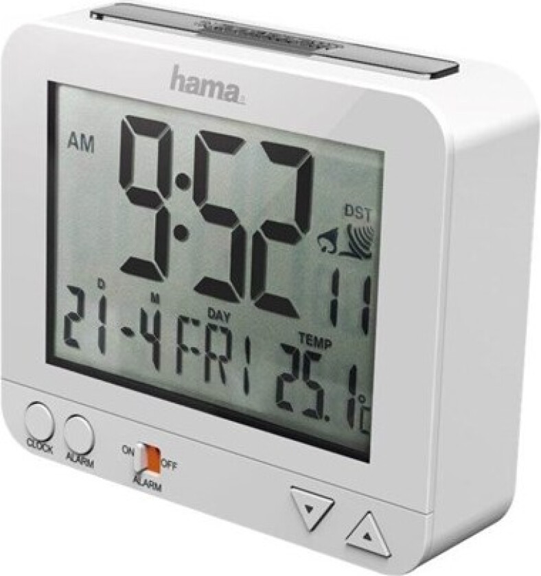 "RC 550" - alarm clock - electronic - desktop - white